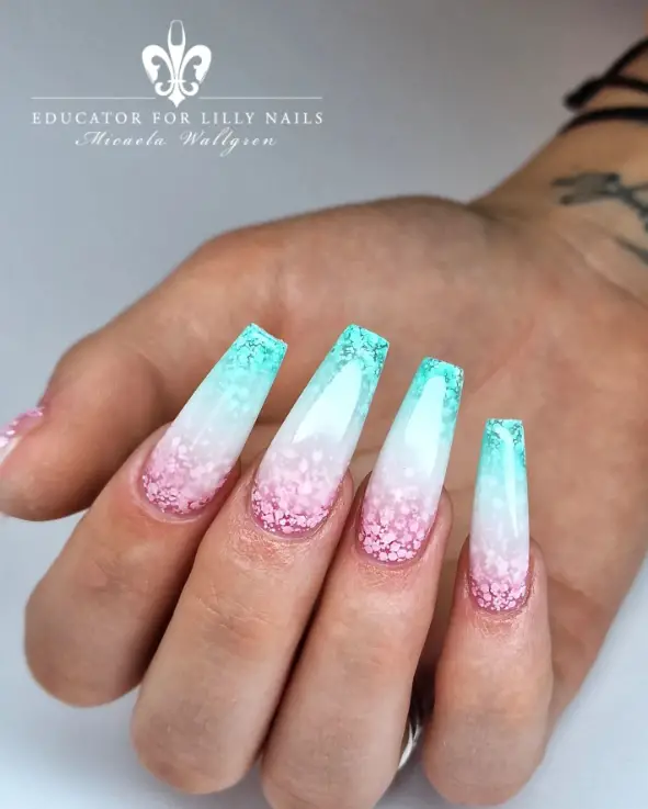 Summer Ballerina Nail  