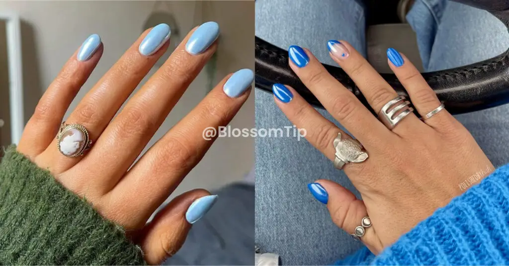 Blue Nails