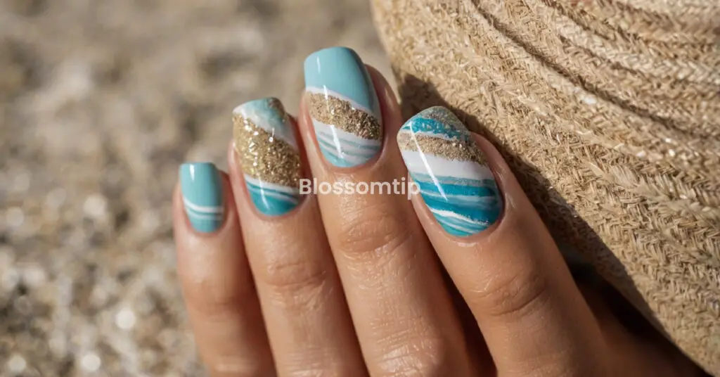 Cute Beach Nail Ideas