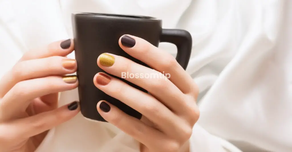 Perfect Chocolate Brown French Tip Nails