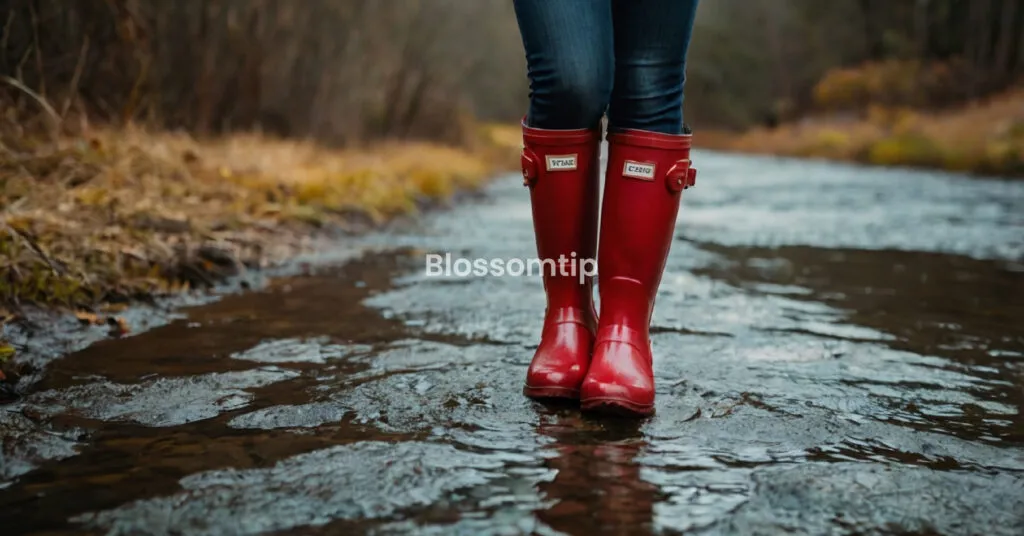 Style Red Hunter Boots for a Chic Outfit